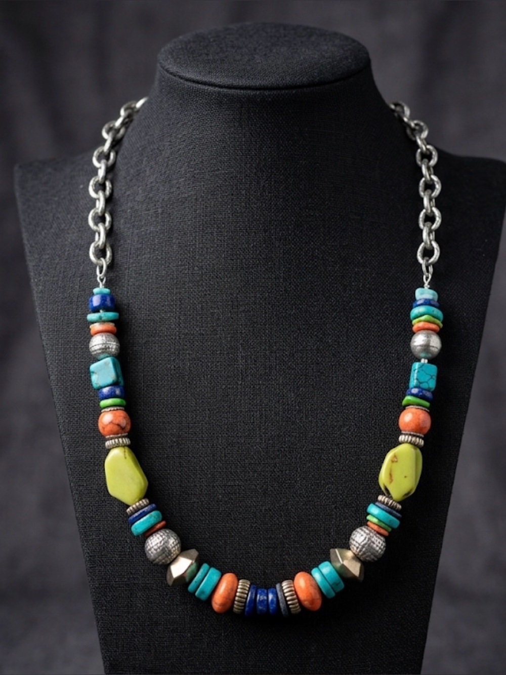 Ruby Rd. Multicolor Beaded Necklace 1629